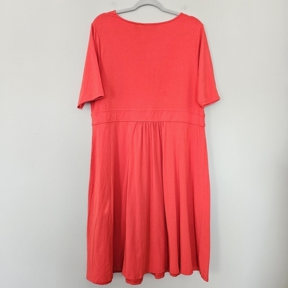 Land's End red short sleeve dress size 1X - Picture 6 of 6